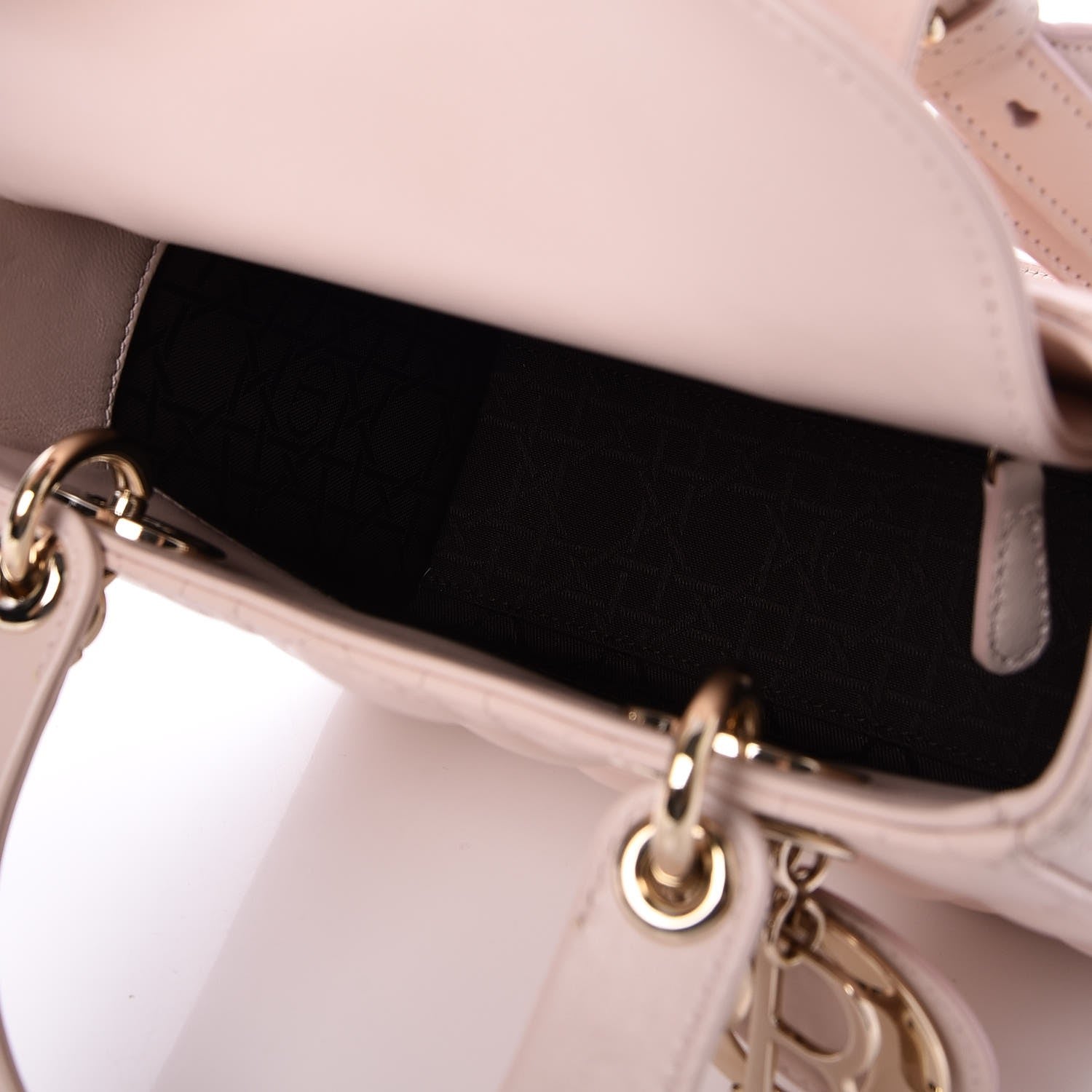Christian Dior Lambskin Cannage Small Lucky Badges My Lady Dior Pink 5 of 8