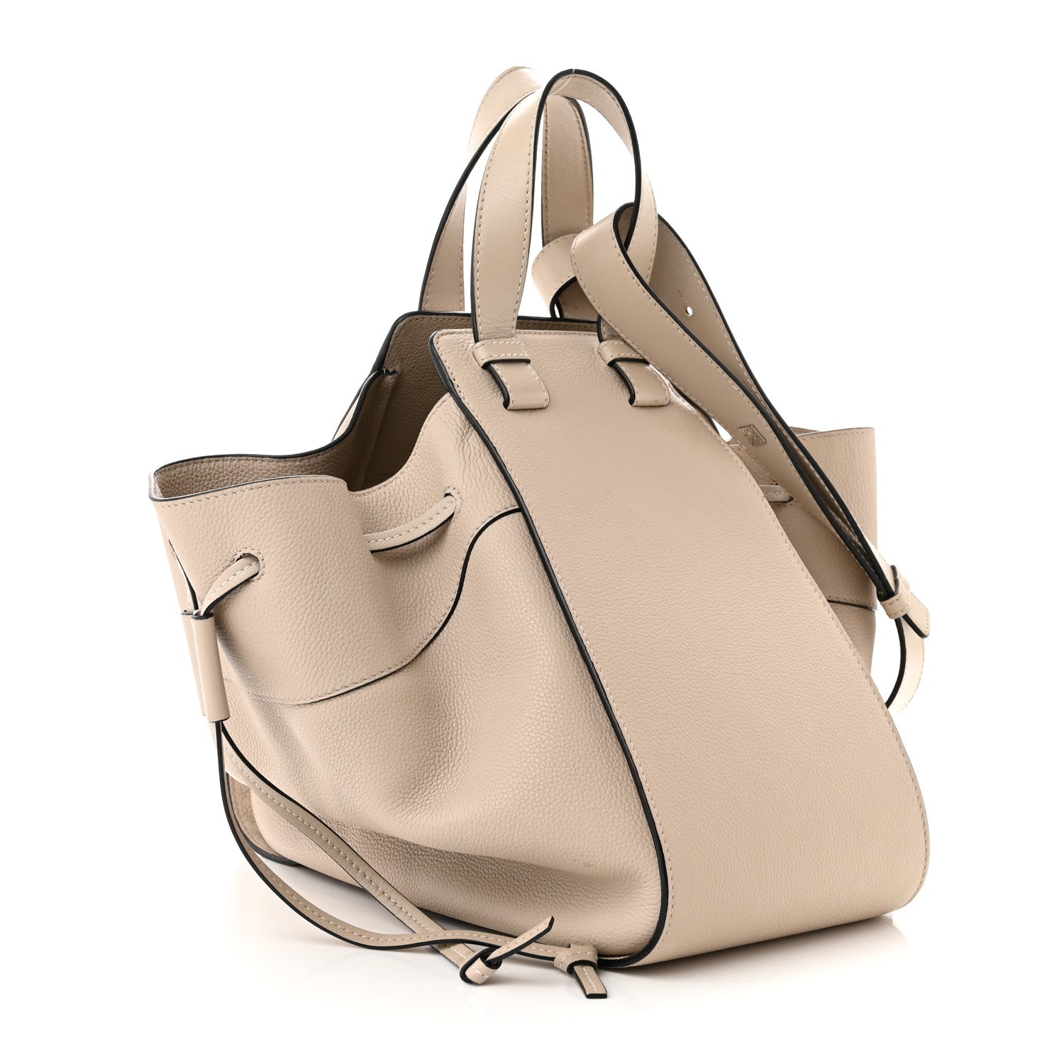 Loewe Grained Calfskin Small Hammock Shoulder Bag Sand 3 of 14