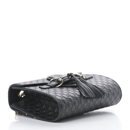 Gucci Microguccissima Mini Emily Shoulder Bag Black 4 of 11