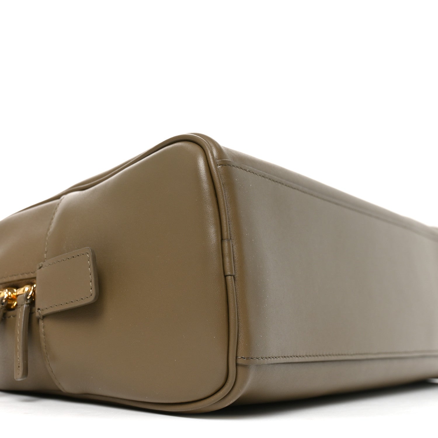 Chanel Calfskin Large Perfect Bowling Bag Dark Khaki 8 of 9