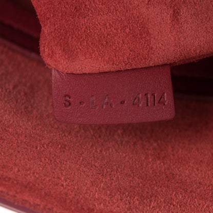 Celine Supple Calfskin Medium Phantom Luggage Red 5 of 13