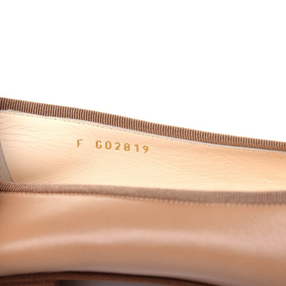 Chanel Lambskin Cap Toe CC Ballerina Flats 41 Beige 8 of 10