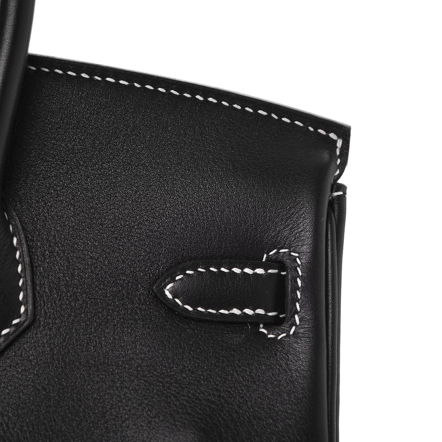 Swift Horseshoe Birkin 25 Black White