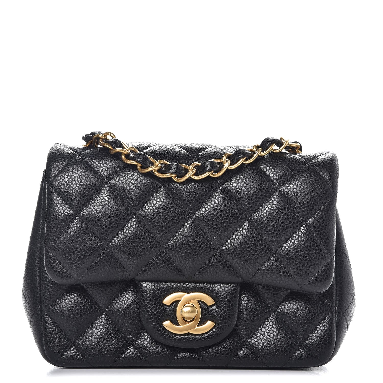 Chanel Caviar Quilted Mini Square Flap Black 1 of 10