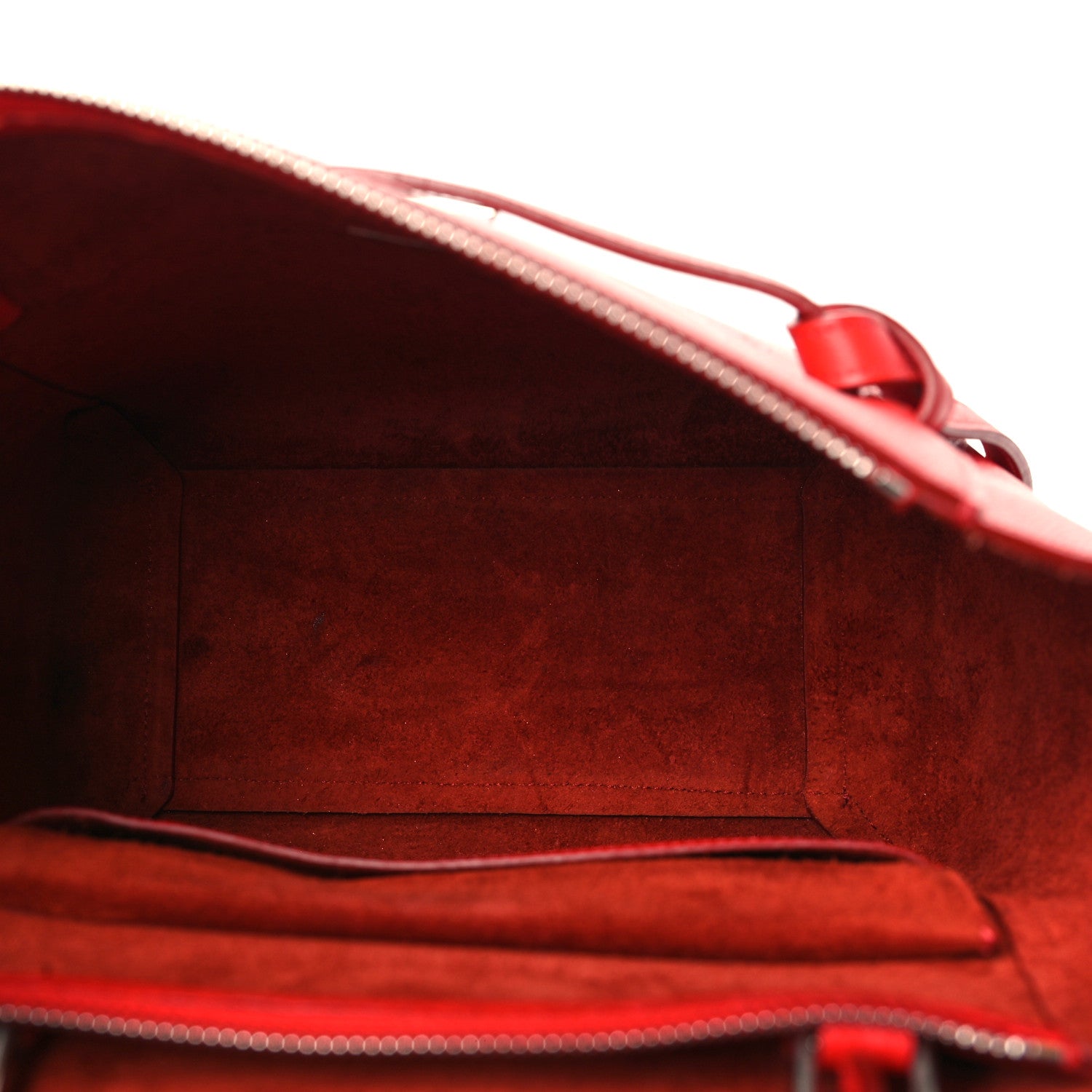 Celine Baby Grained Calfskin Micro Belt Bag Coquelicot 5 of 13