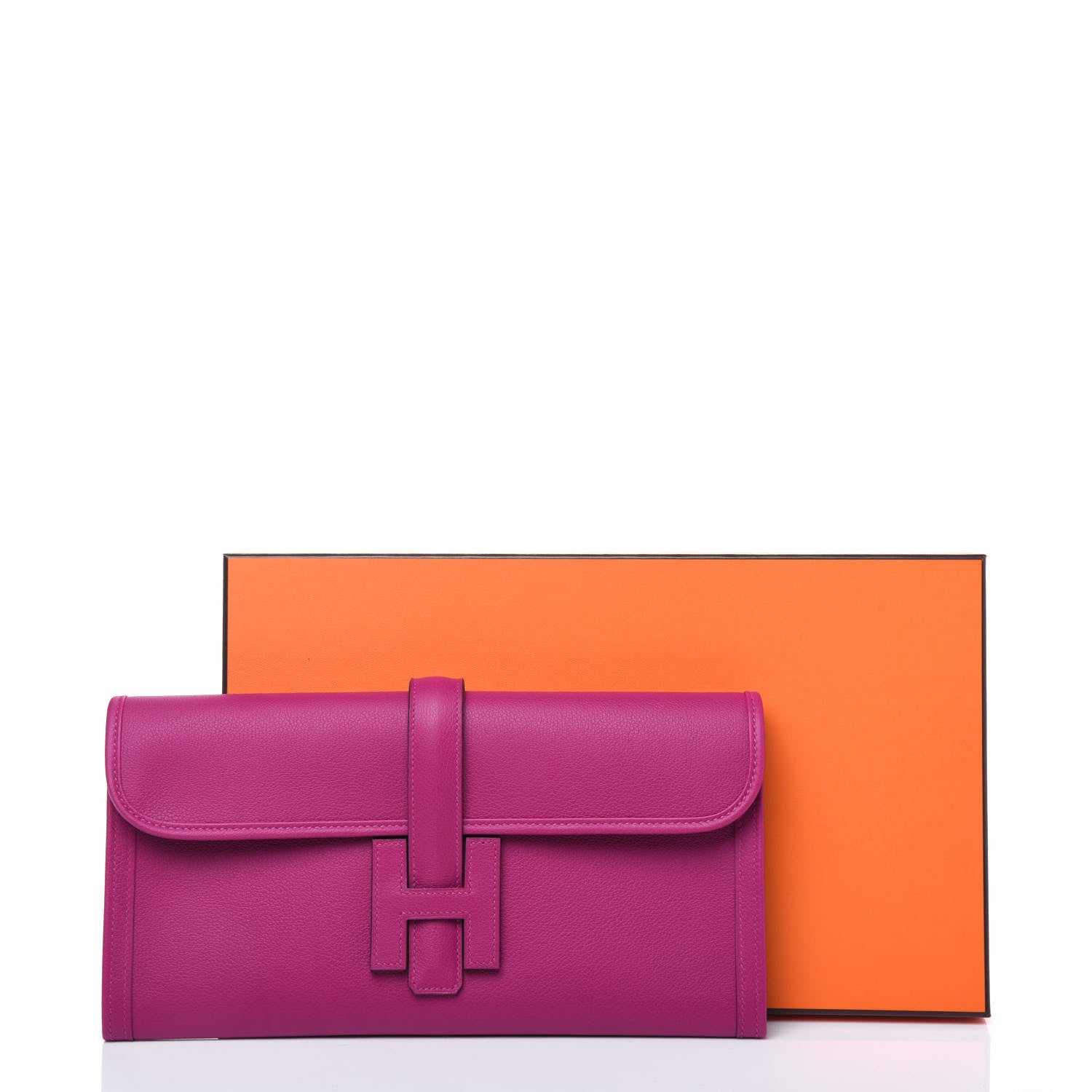 Hermes Evercolor Jige Elan 29 Clutch Rose Poupre 11 of 11