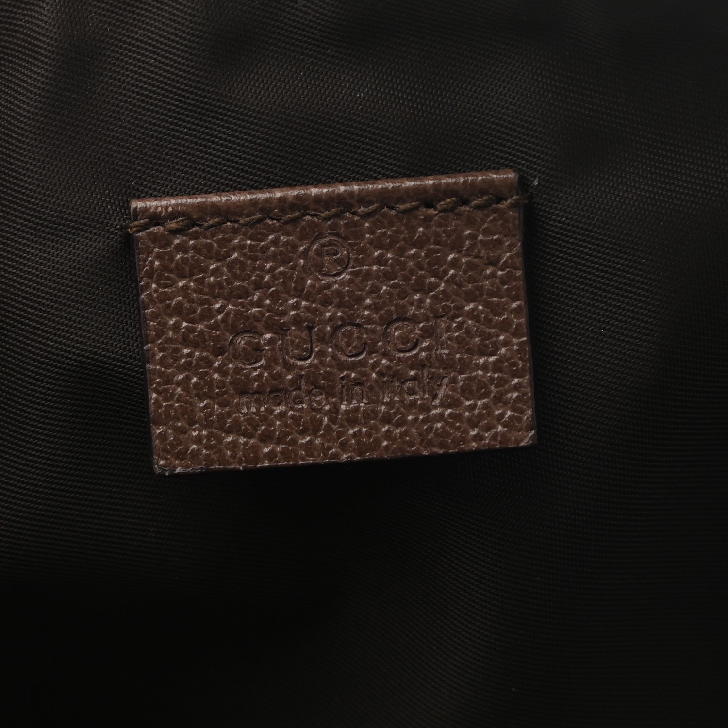Gucci GG Supreme Monogram Textured Calfskin Web Large Ophidia Cosmetic Case Beige Ebony New Acero 6 of 7