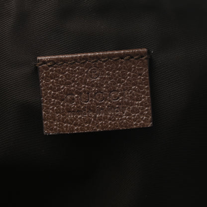 Gucci GG Supreme Monogram Textured Calfskin Web Large Ophidia Cosmetic Case Beige Ebony New Acero 6 of 7