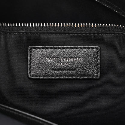 Saint Laurent Crinkled Calfskin Matelasse Monogram Niki Shoulder Bag Black 6 of 10