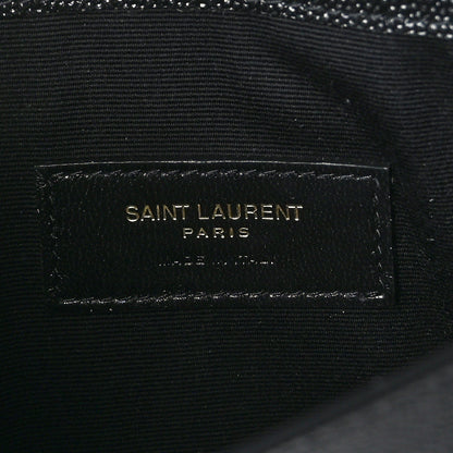 Saint Laurent Grain De Poudre Uptown Pouch Black 6 of 6