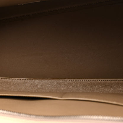 Celine Drummed Calfskin Suede Medium Trapeze Dune 10 of 11