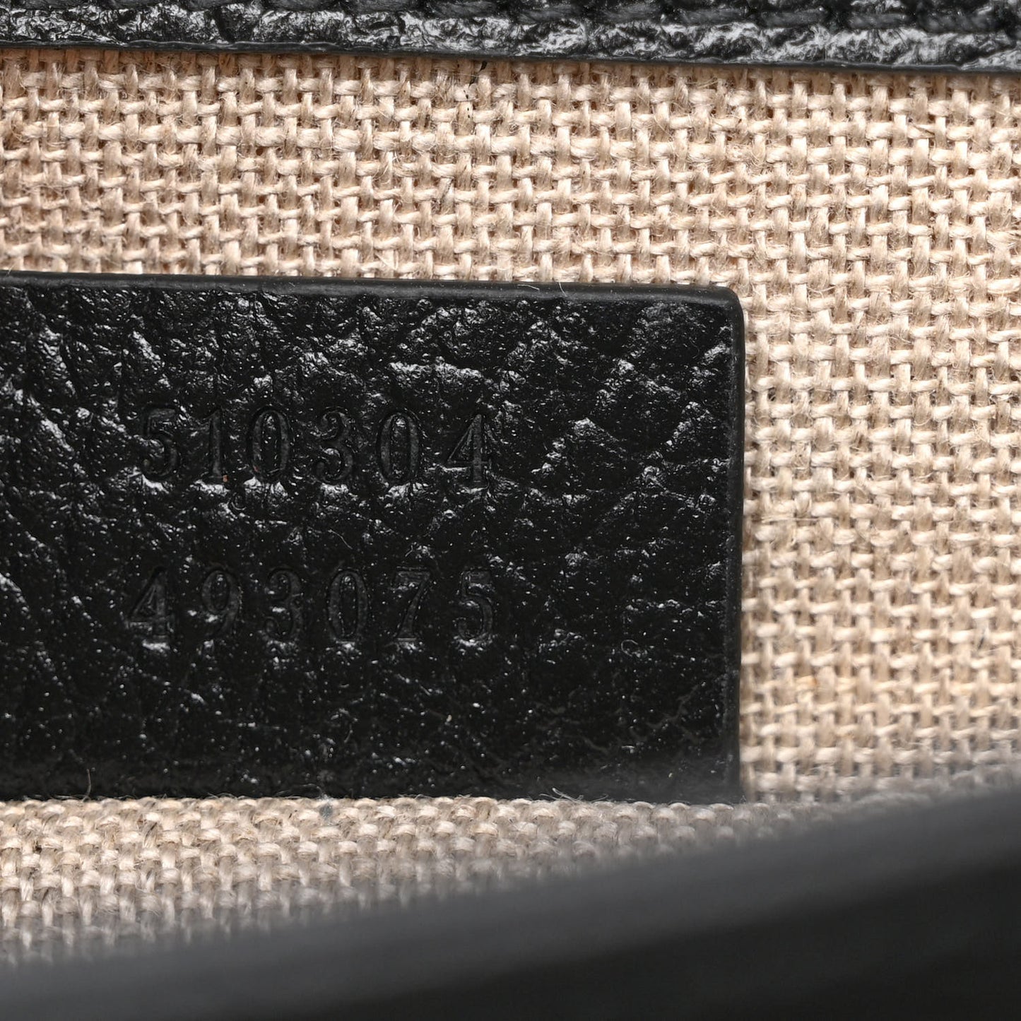 Dollar Calfskin Small Interlocking G Shoulder Bag Black