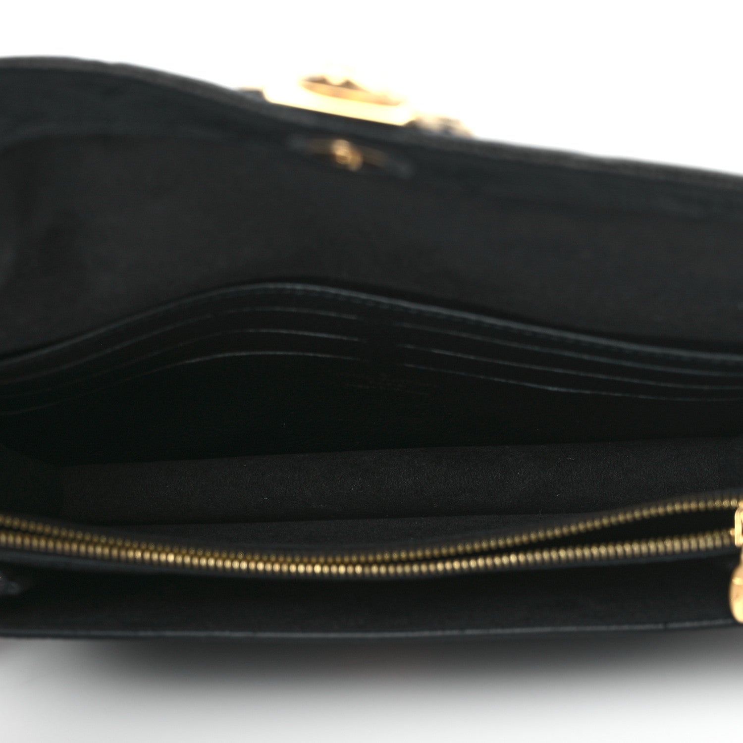 Louis Vuitton Empreinte Vavin Chain Wallet Black 5 of 9