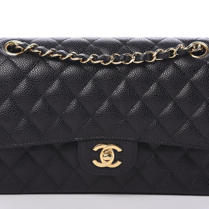 Chanel Caviar Quilted Medium Double Flap Black 9 of 9