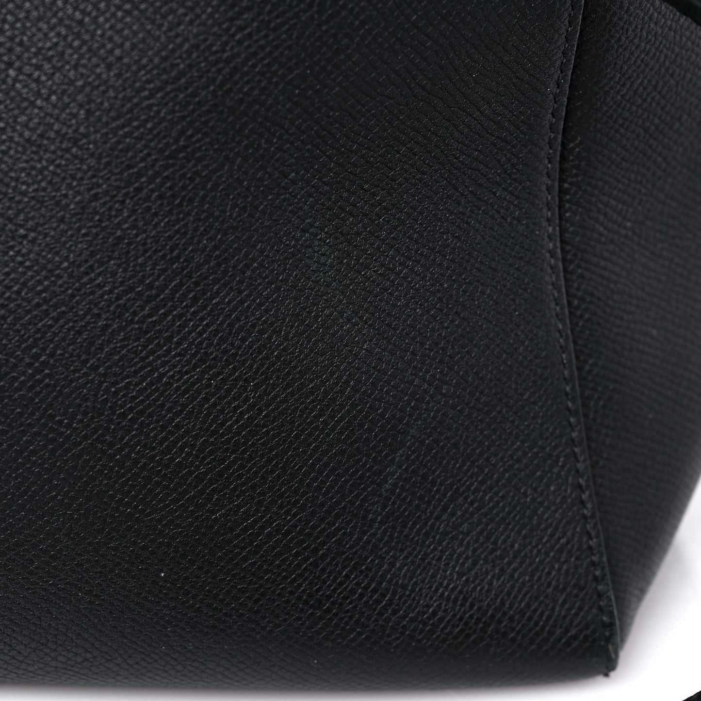 Grained Calfskin Small Belt Bag Black