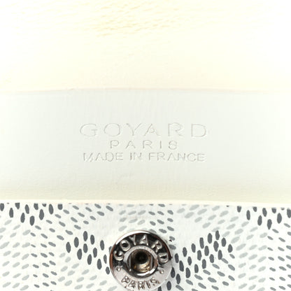 Goyard Goyardine Coin Purse Wallet White 6 of 7