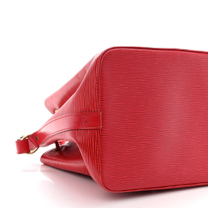 Louis Vuitton Epi Petit Noe Castillan Red 8 of 13