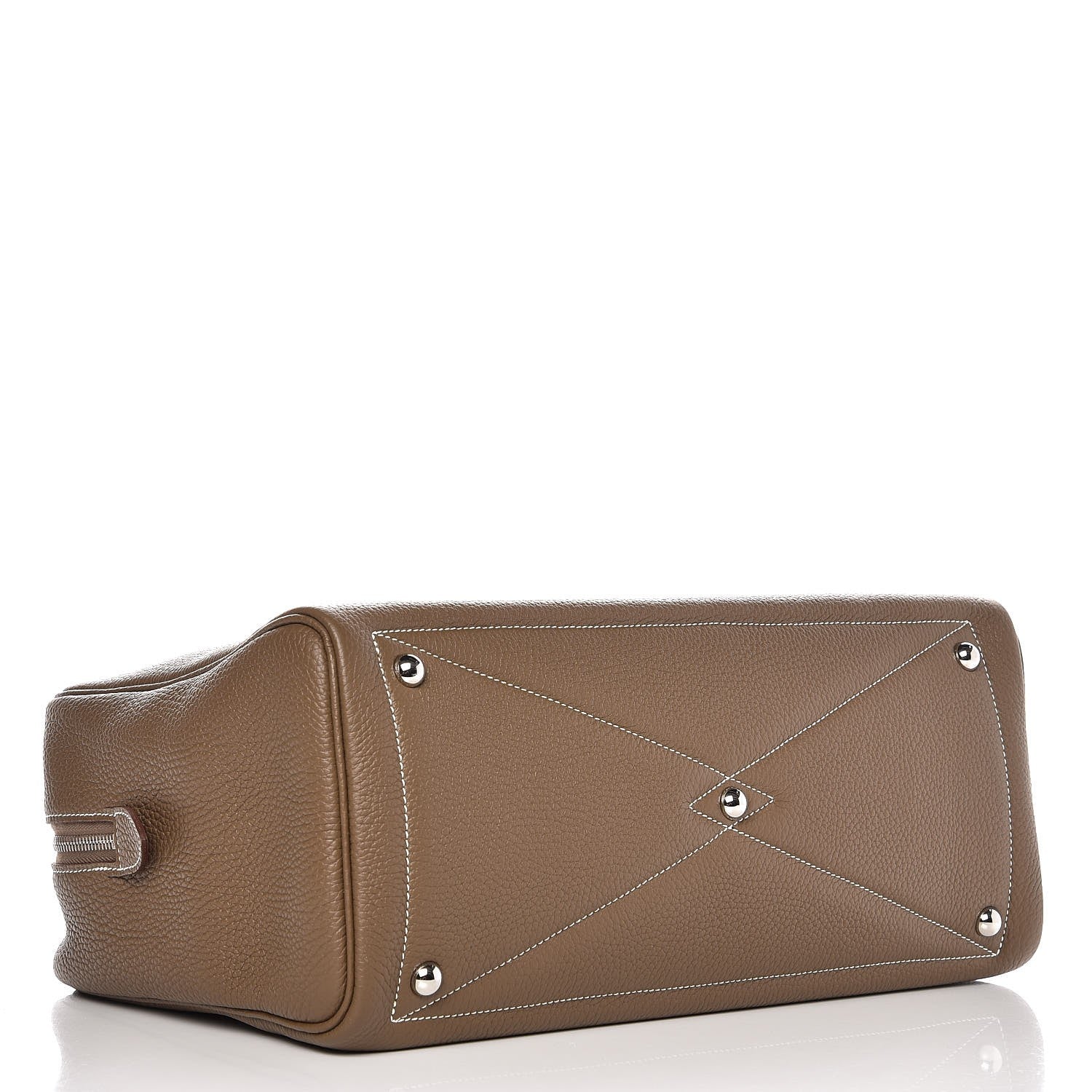 Hermes Taurillon Clemence Victoria II 35 Etoupe 4 of 8