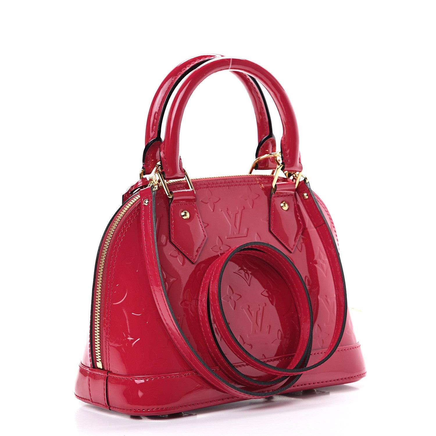 Louis Vuitton Vernis Alma BB Rose Indien 2 of 9