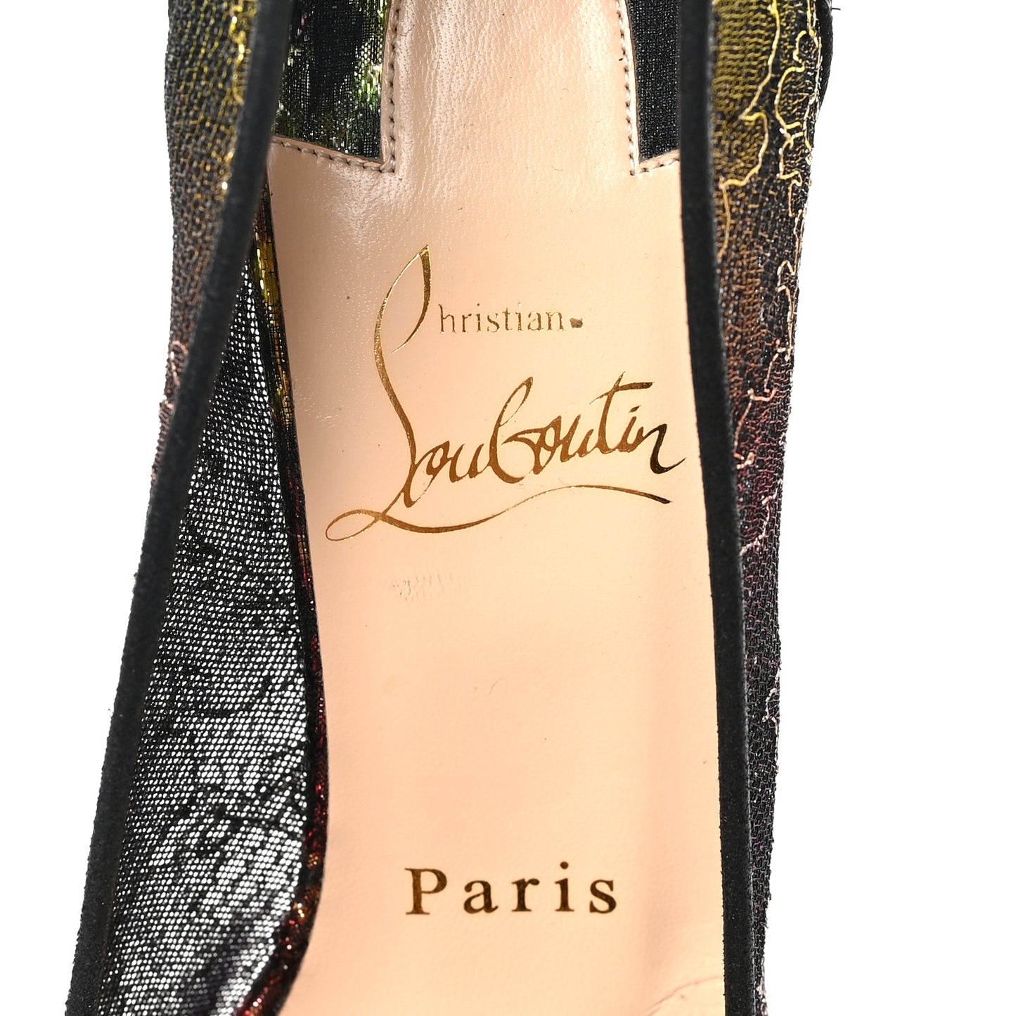 Dentelle Veau Velours Floral Very Lace 120 Pumps 35.5 Black Multi