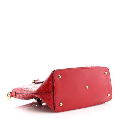 Gucci Guccissima Linea A Foldover Tote Red 4 of 12