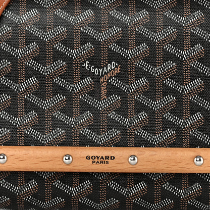 Goyard Goyardine Monte Carlo Bois Clutch With Strap Black Gold 8 of 11