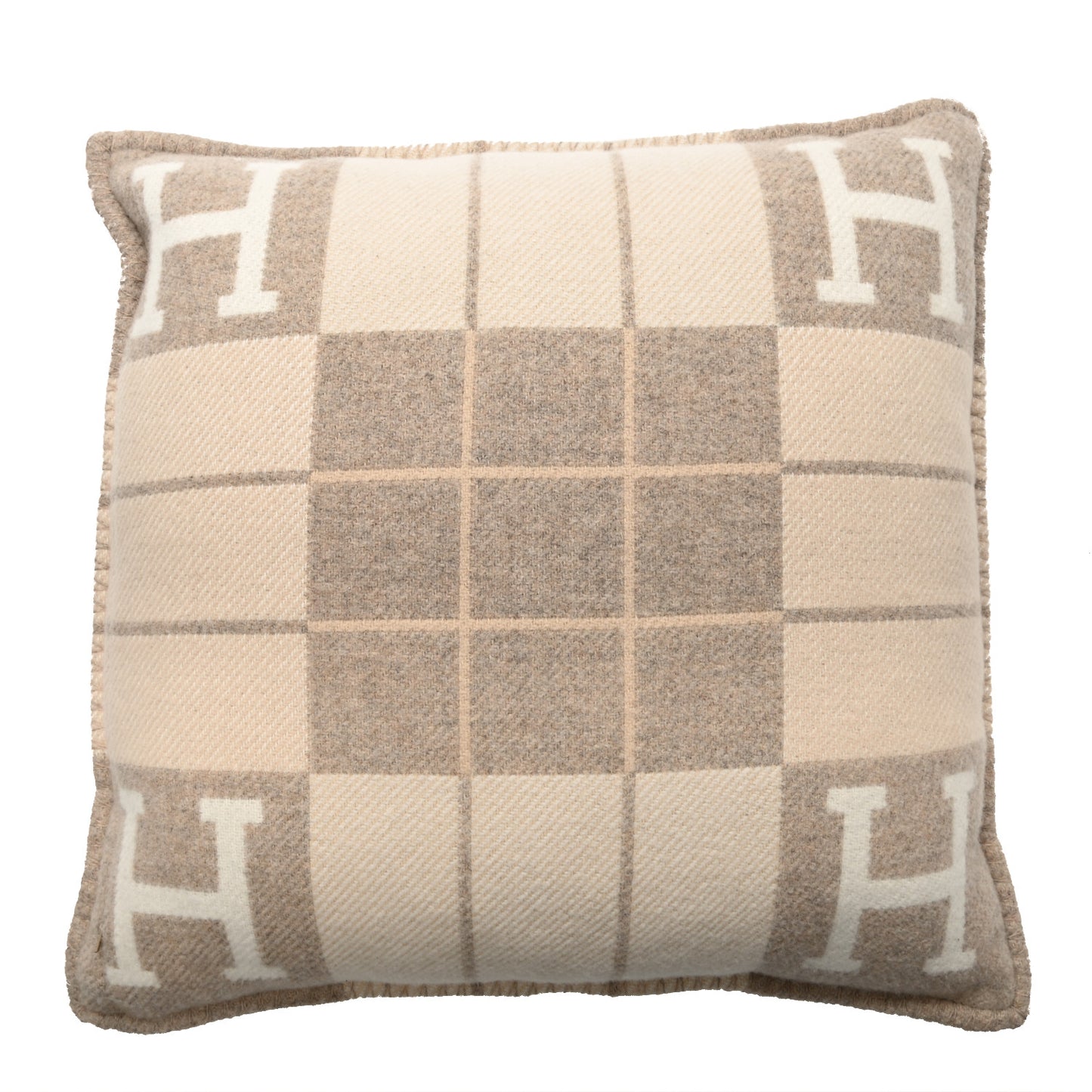 Wool Cashmere Avalon III Pillow PM Coco Camomille