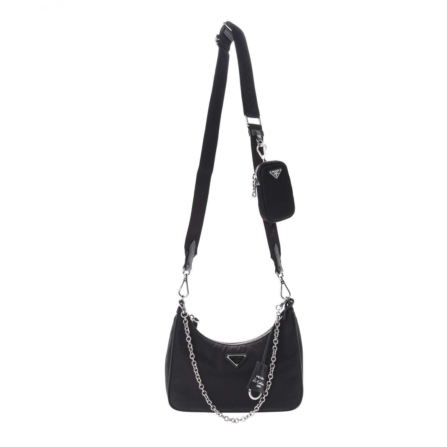 Prada Nylon Re-Edition 2005 Shoulder Bag Black 1 of 10