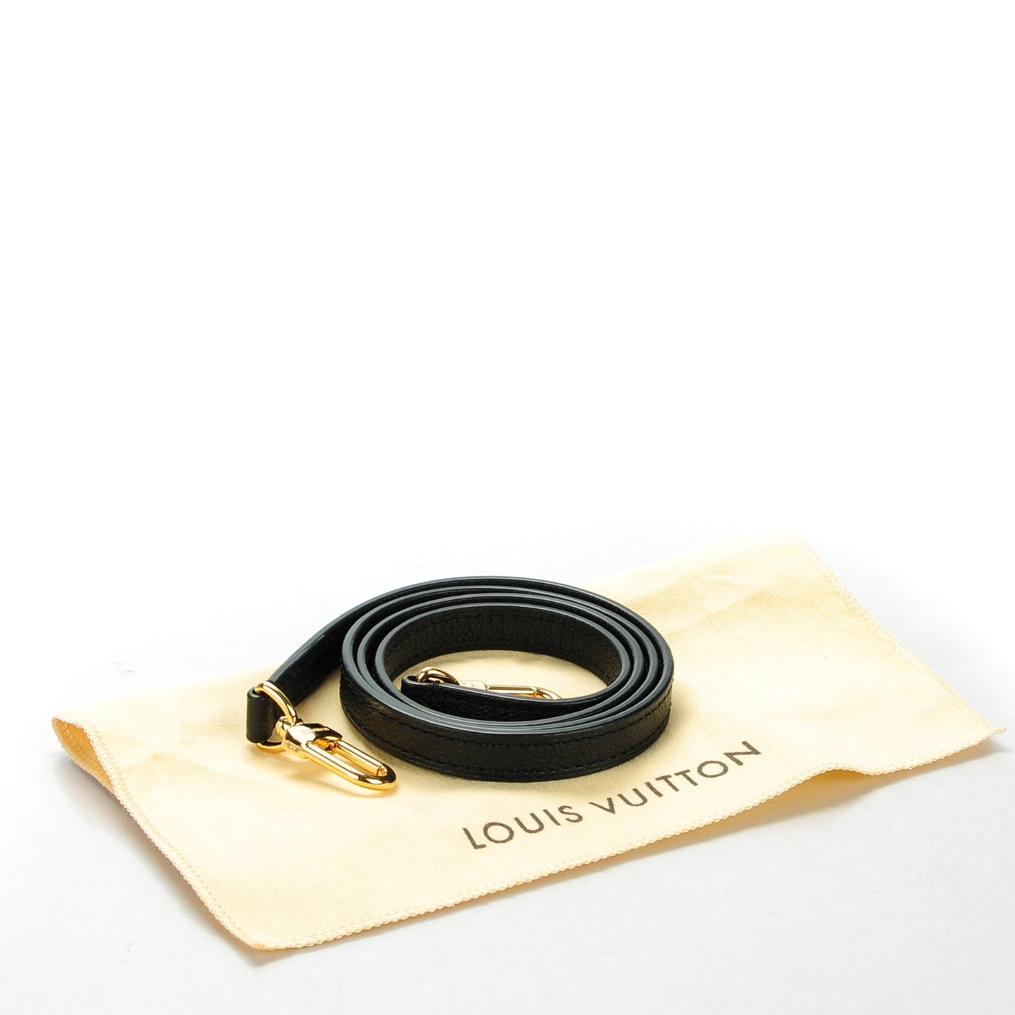 Calfskin Shoulder Strap Black