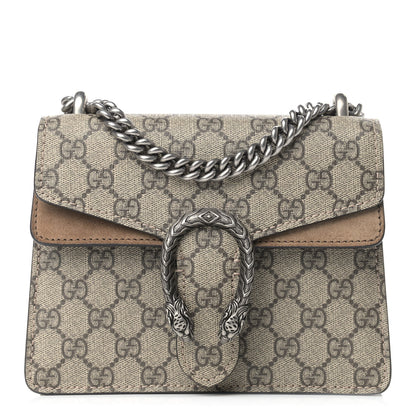 Gucci GG Supreme Monogram Mini Dionysus Shoulder Bag Taupe 1 of 11