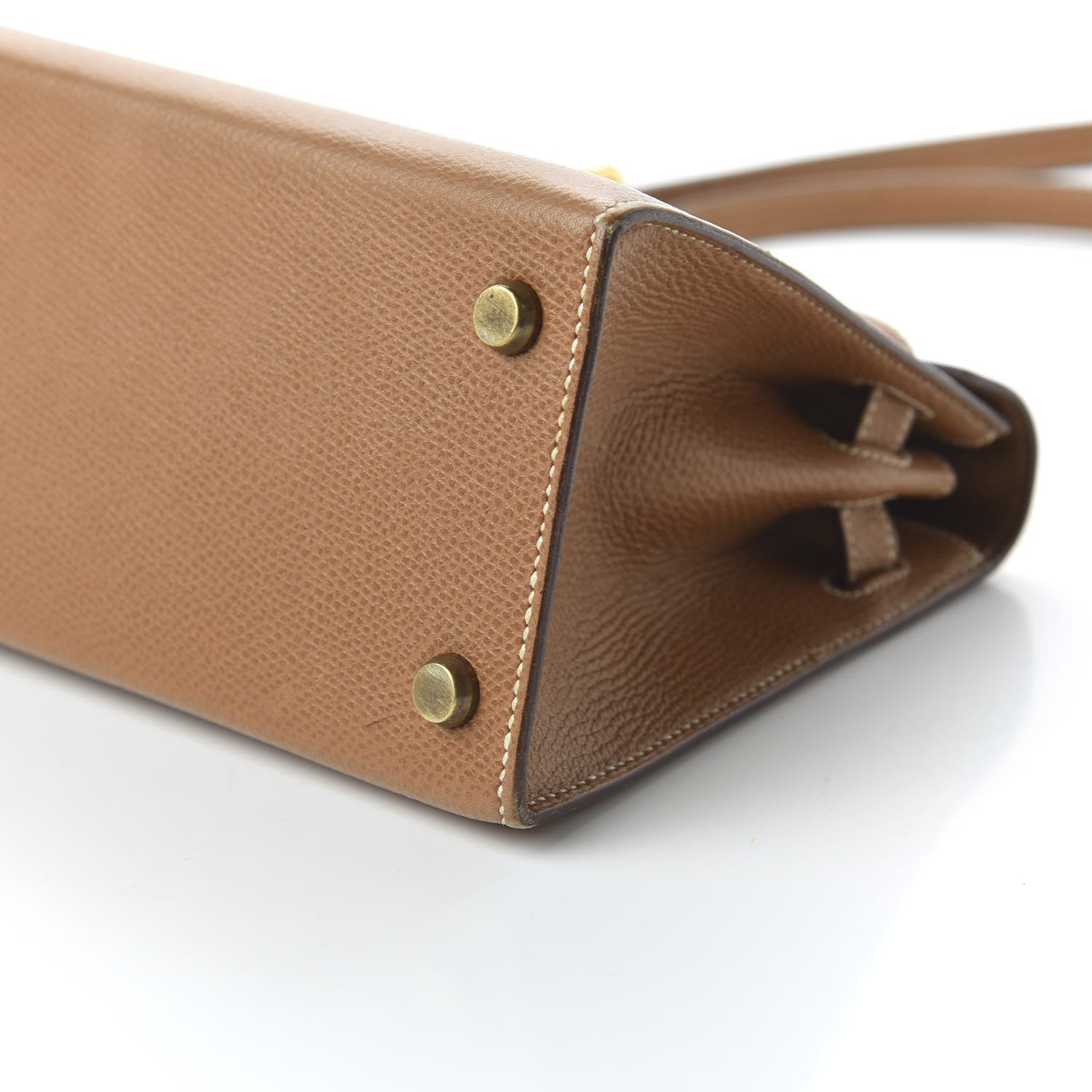 Hermes Courchevel Mini Kelly Sellier 20 Gold 7 of 9