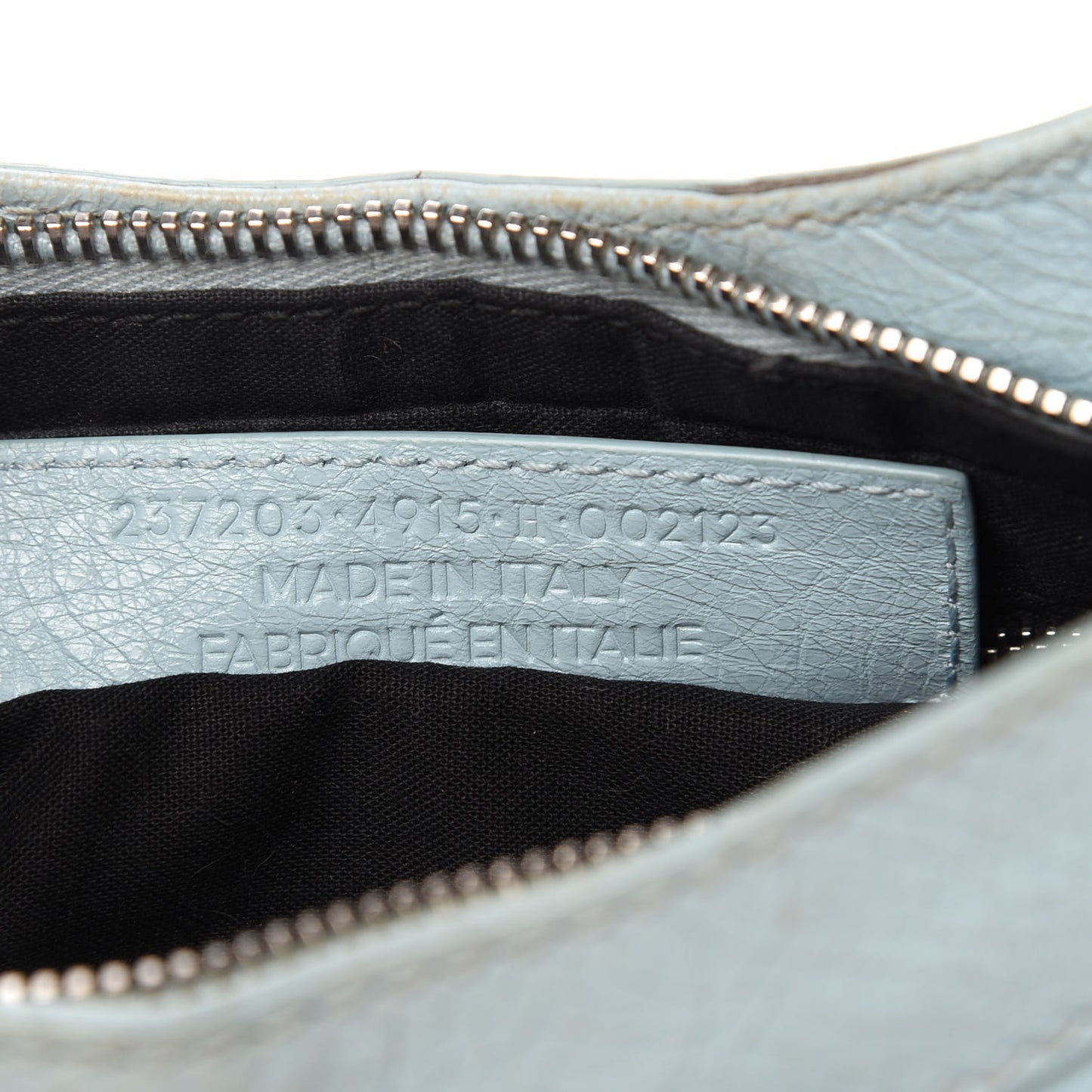 Agneau Giant 12 Silver Hardware Hip Bleu Dragee