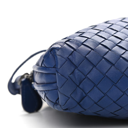 Bottega Veneta Nappa Intrecciato Nodini Crossbody Messenger Blue 10 of 13