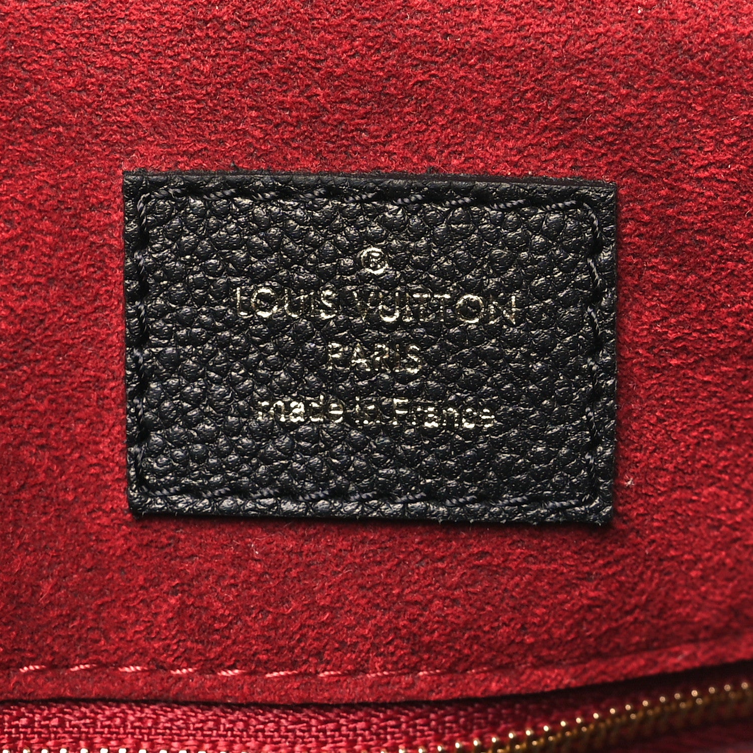 Louis Vuitton Empreinte Monogram Giant Speedy Bandouliere 25 Black Beige 6 of 9