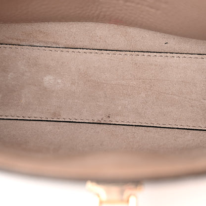 Valentino Garavani Pebbled Calfskin Medium Rockstud Flip Lock Crossbody Bag Poudre 11 of 16