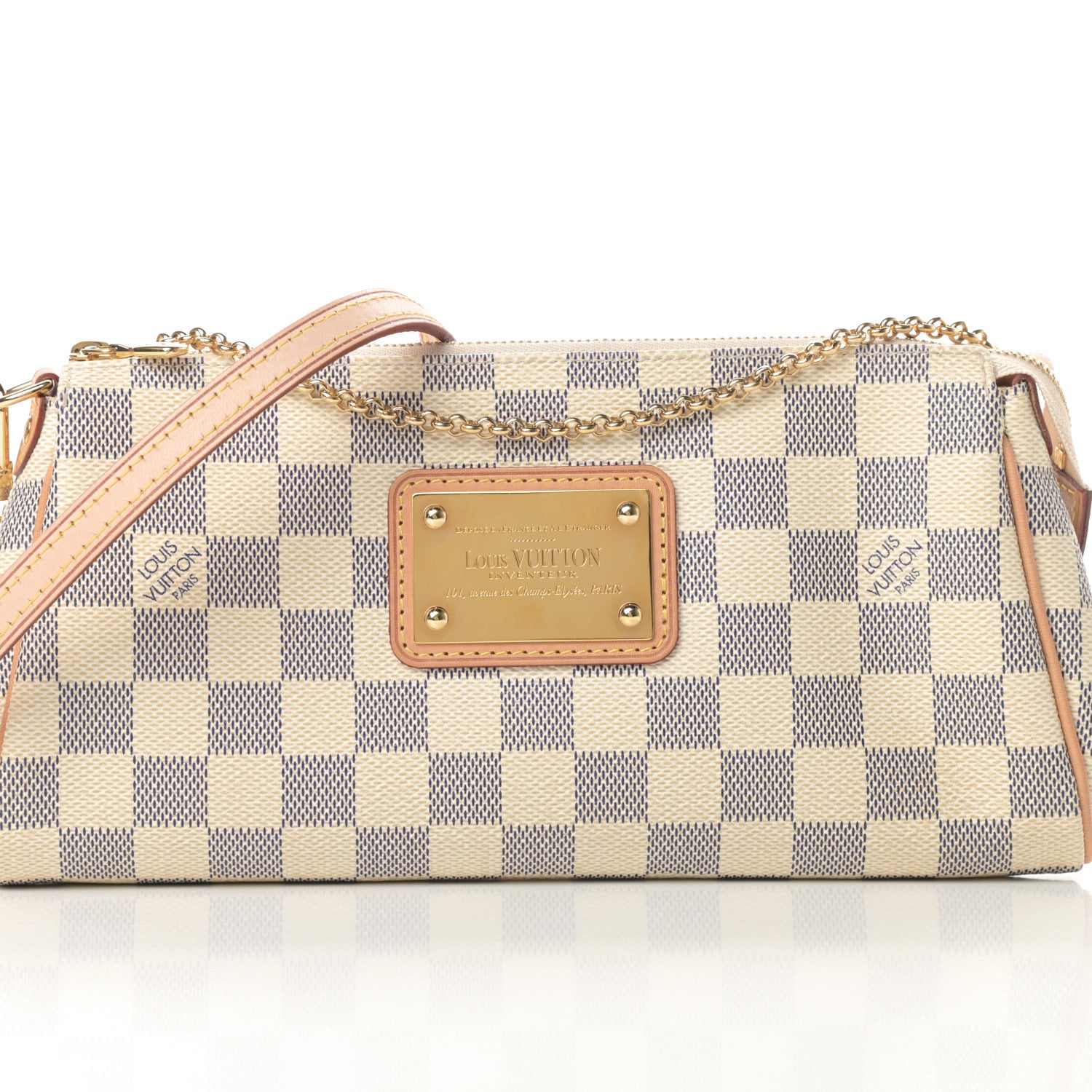 Louis Vuitton Damier Azur Eva Clutch 8 of 10