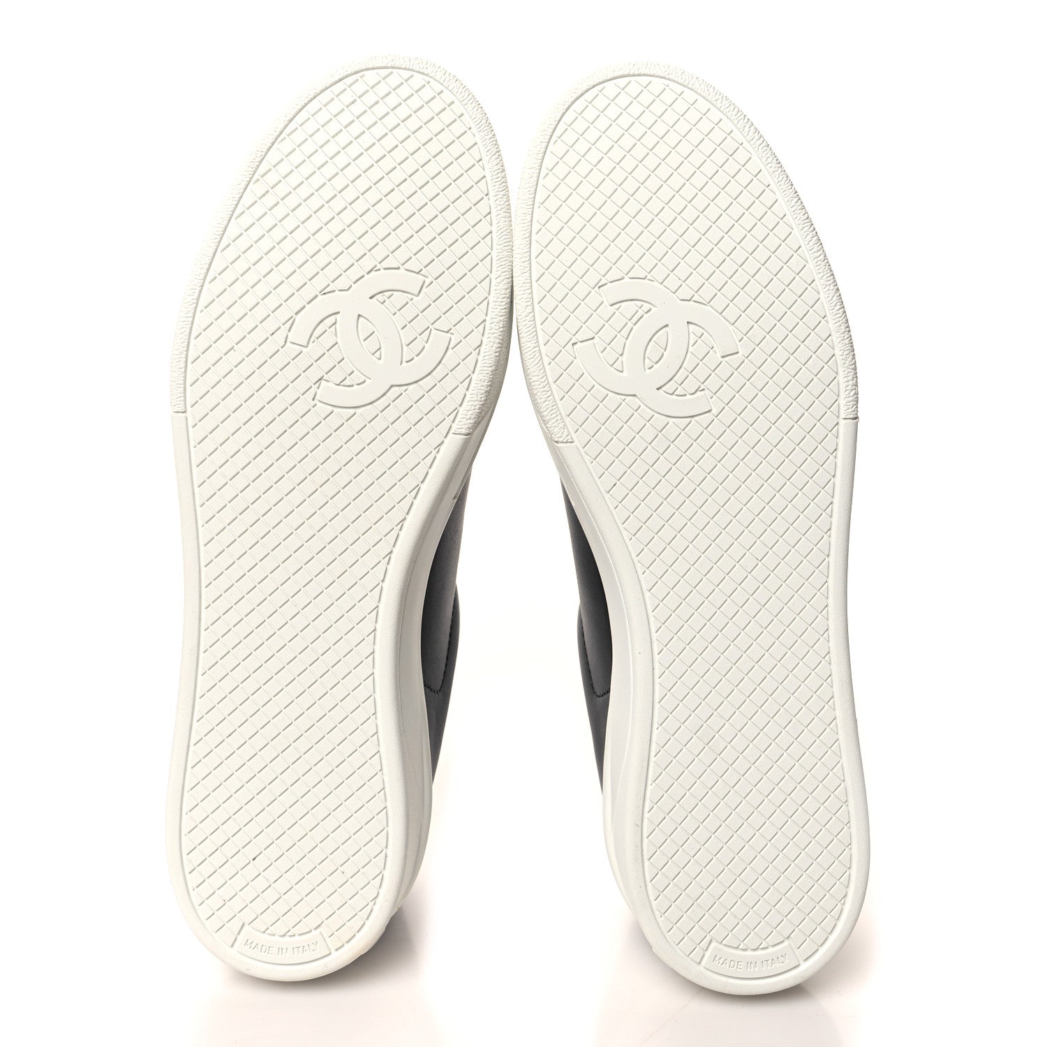 Chanel Calfskin Womens Sneakers 38 Black 5 of 10