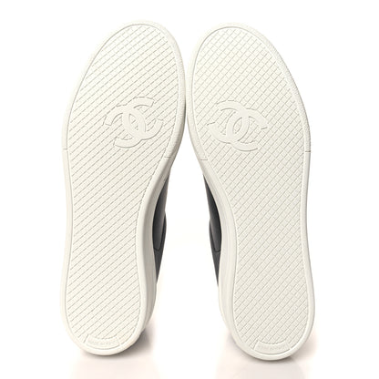 Chanel Calfskin Womens Sneakers 38 Black 5 of 10