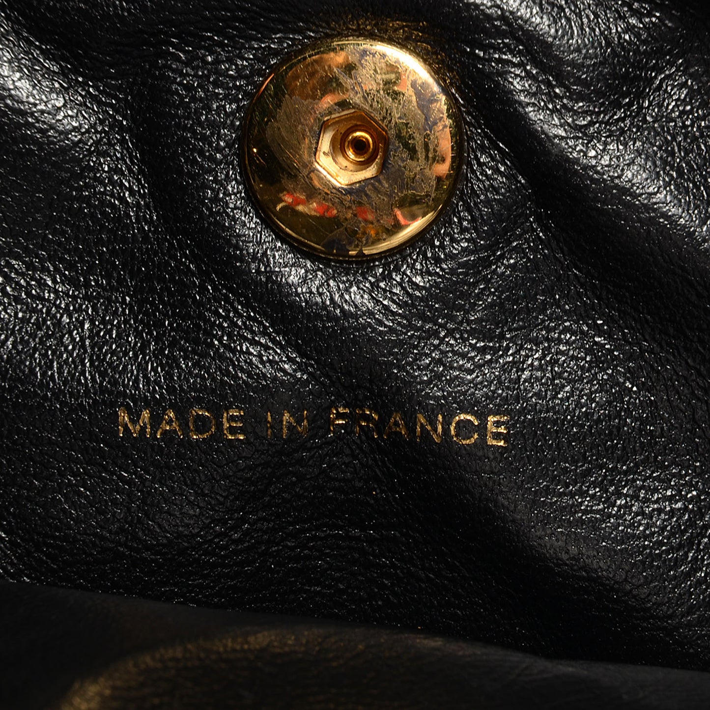 Lambskin Quilted Backpack Black