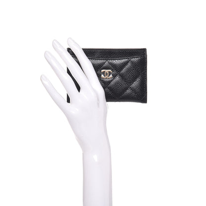 Chanel Caviar Quilted Card Holder Black 2 of 9
