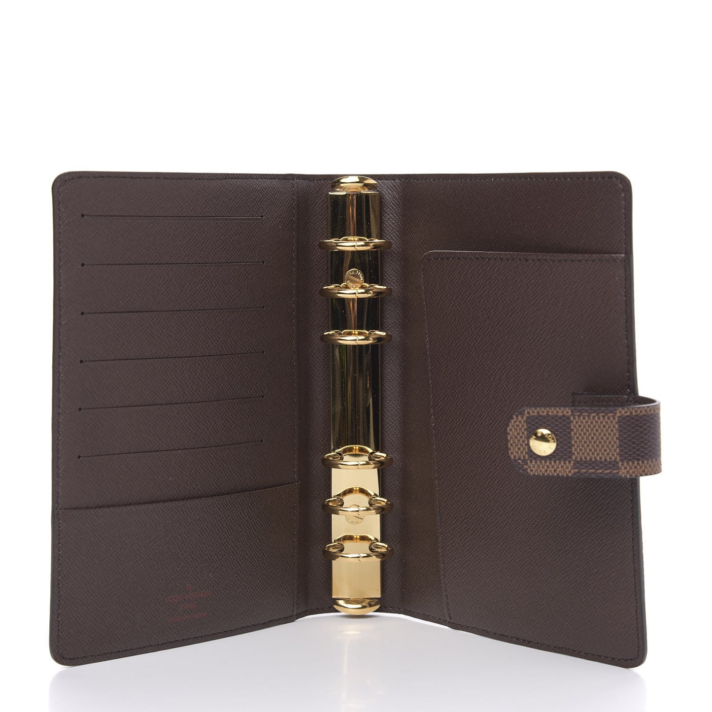 Damier Ebene Medium Ring Agenda Cover