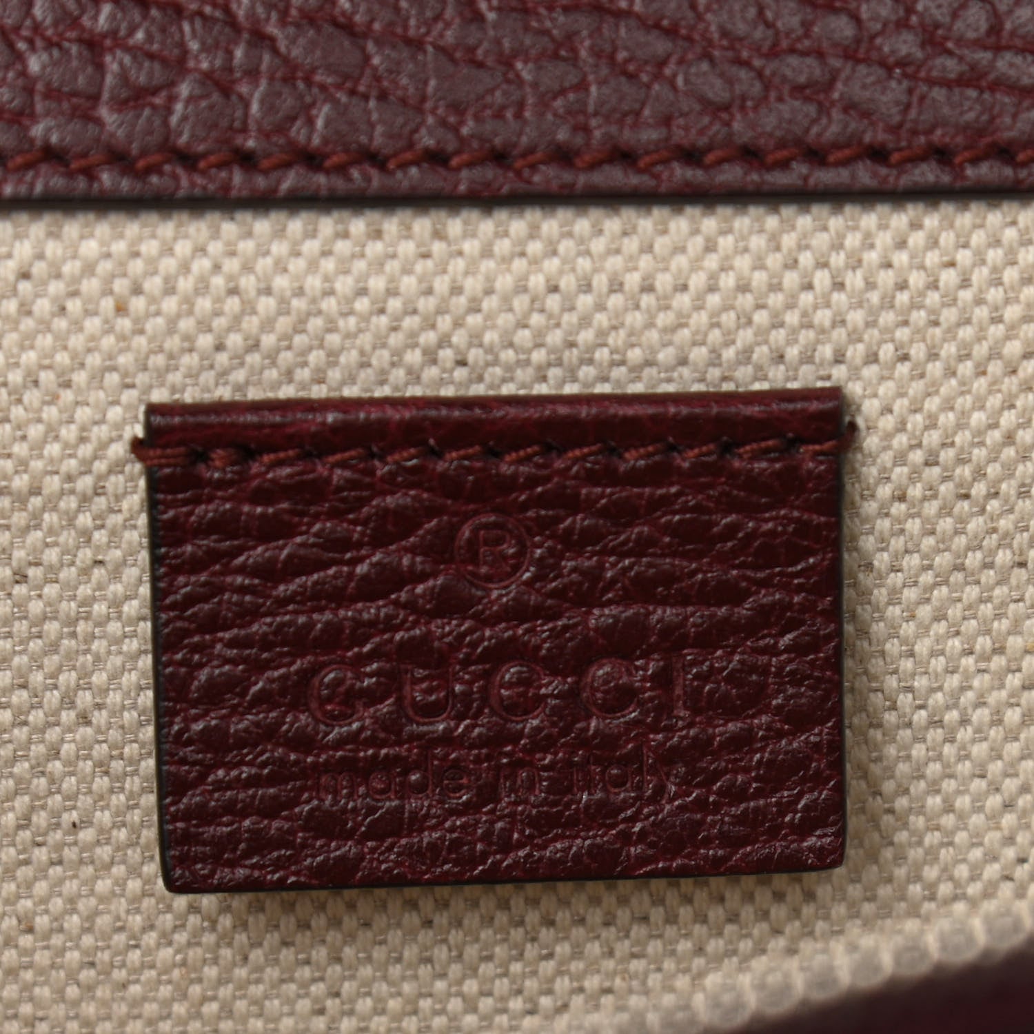 Gucci Dollar Calfskin Crystal Small Dionysus Shoulder Bag Vintage Bordeaux 6 of 10