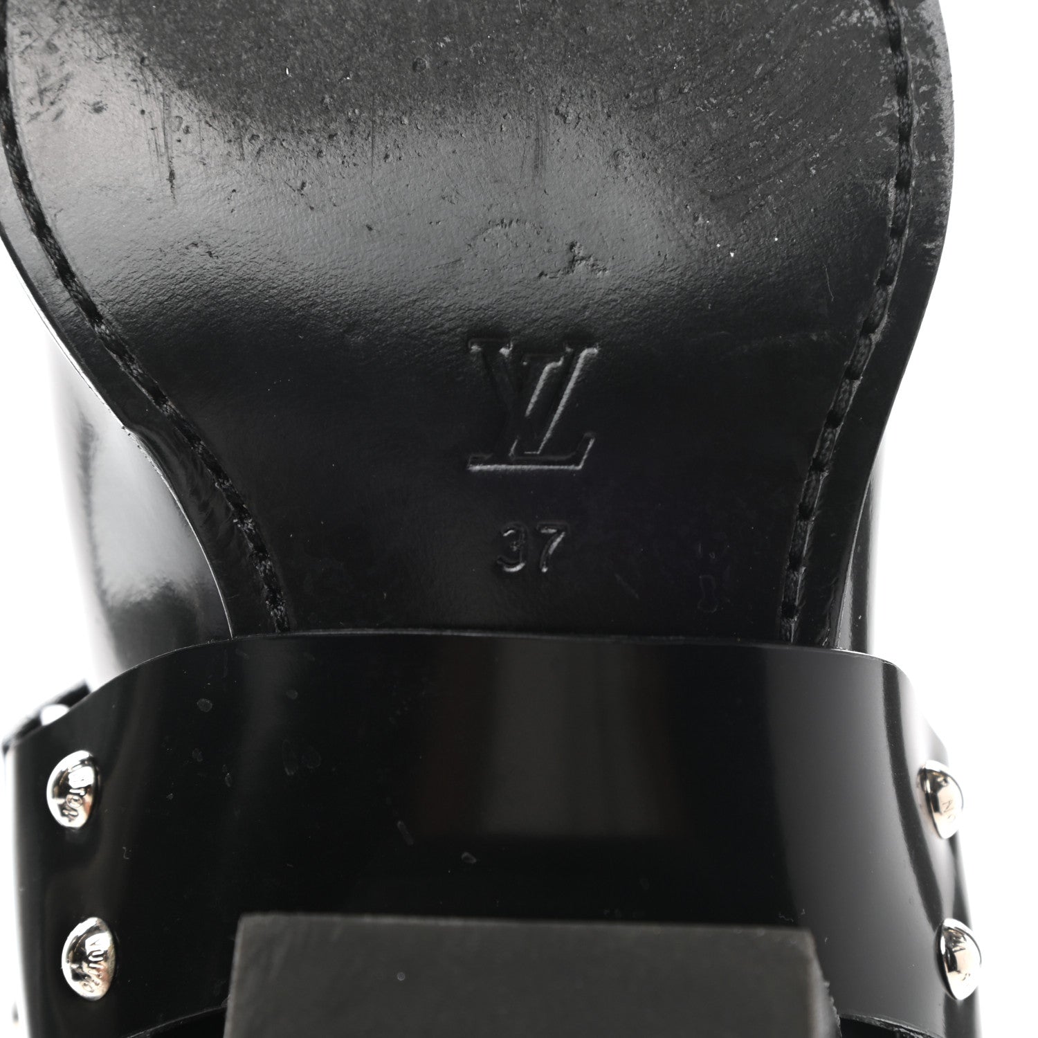 Louis Vuitton Calfskin Monogram Rhapsody Ankle Boots 37 Black 6 of 11