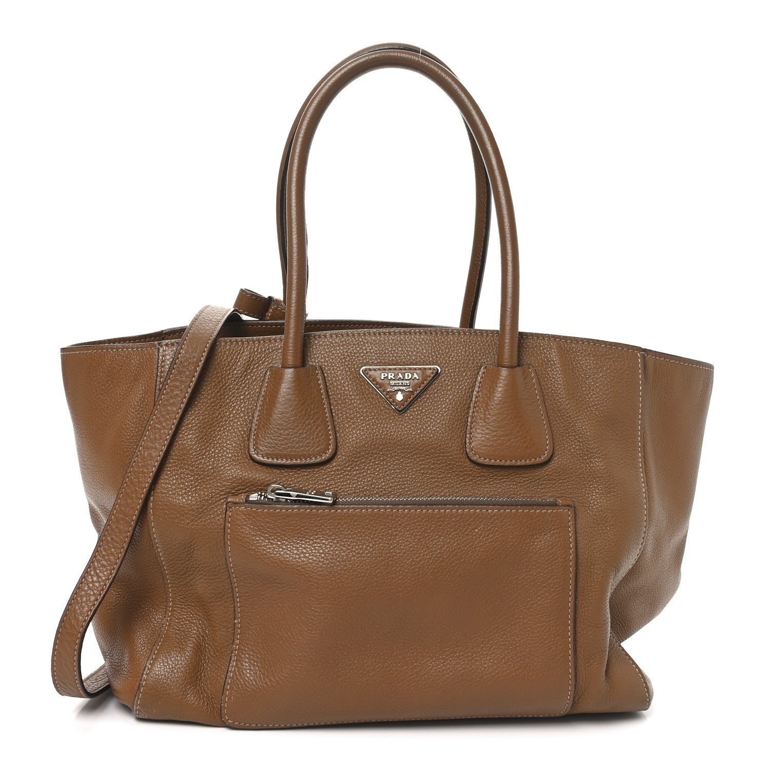 Prada Vitello Phenix Shopping Tote Canella 1 of 9