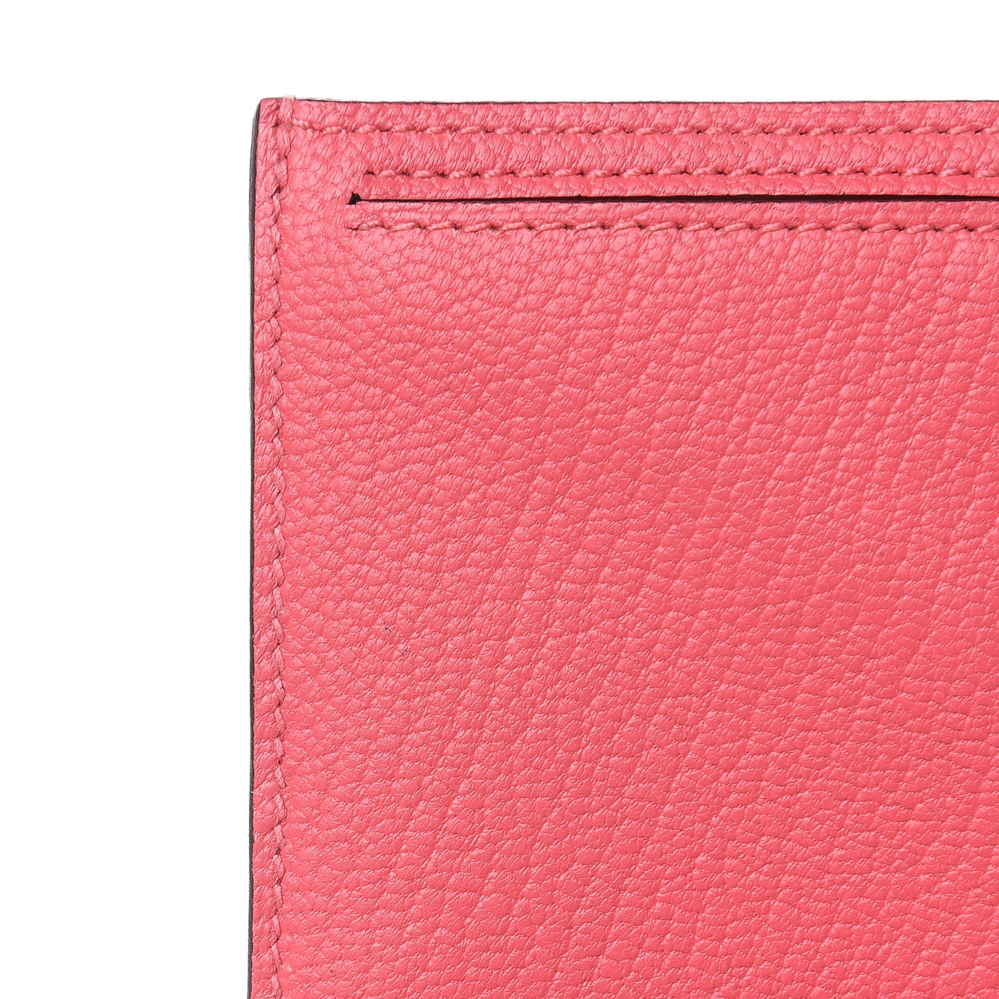 Chevre Mysore Bearn Compact Wallet Rose Lipstick