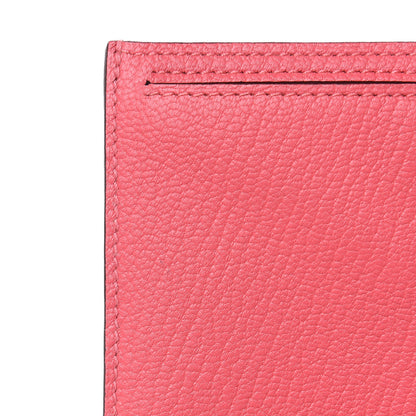 Hermes Chevre Mysore Bearn Compact Wallet Rose Lipstick 10 of 11