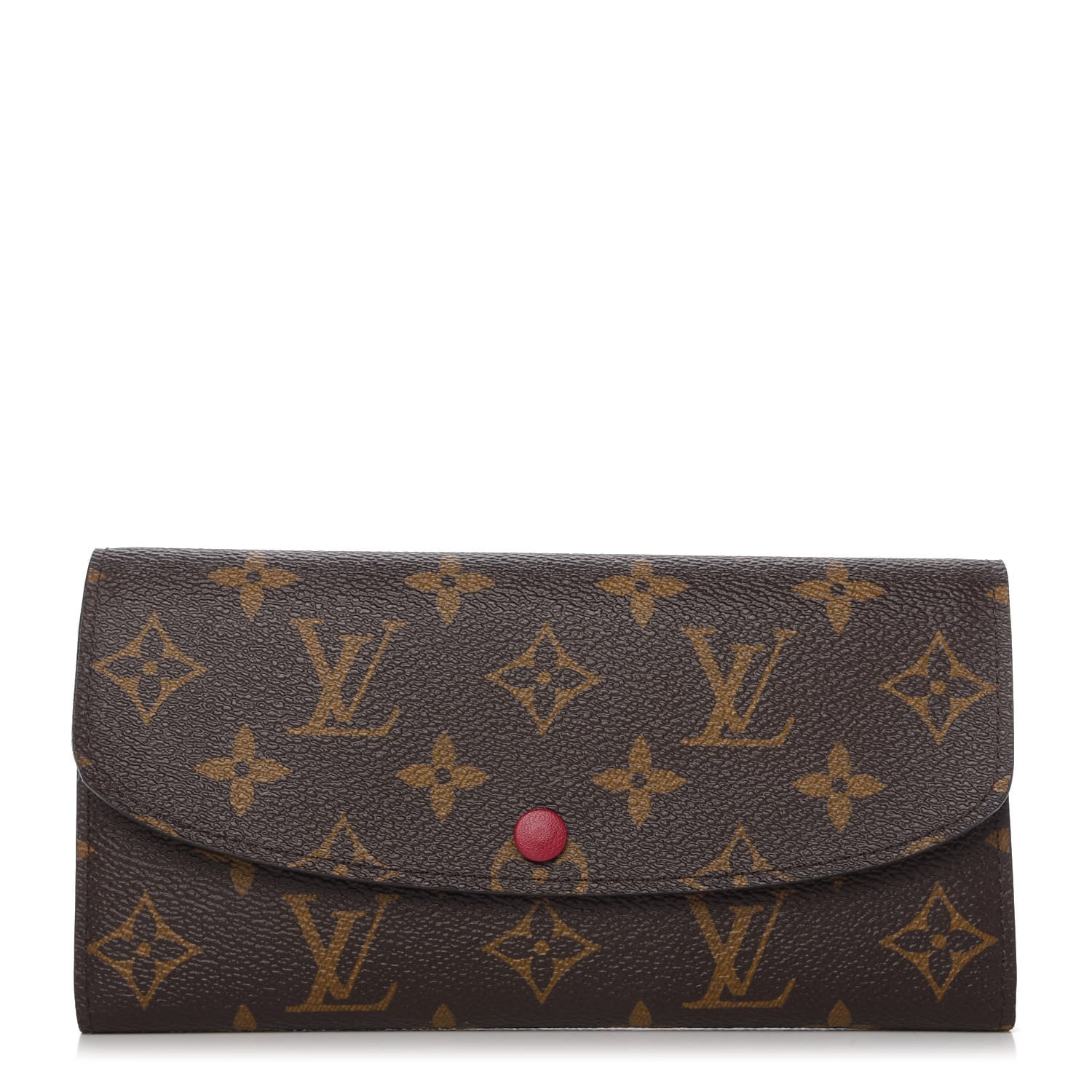 Louis Vuitton Monogram Emilie Wallet Fuchsia 1 of 7