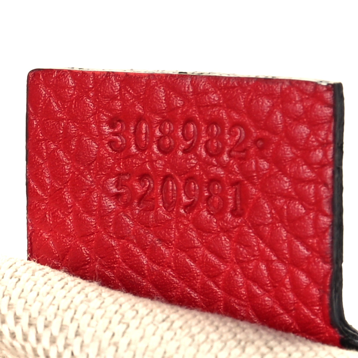 Gucci Pebbled Calfskin Medium Soho Chain Shoulder Bag Tabasco Red 7 of 11