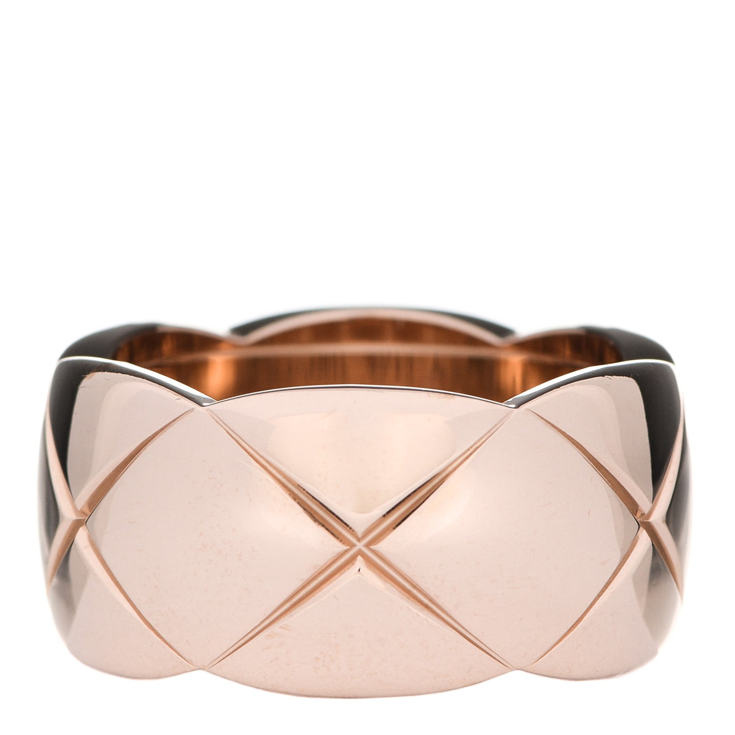 18K Beige Gold Large Coco Crush Ring 59 8.75