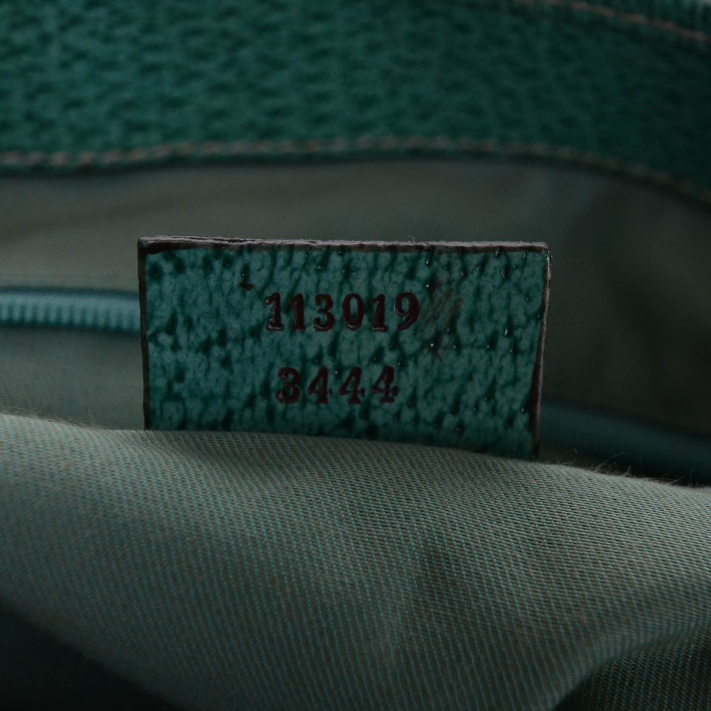 Monogram Tote Green